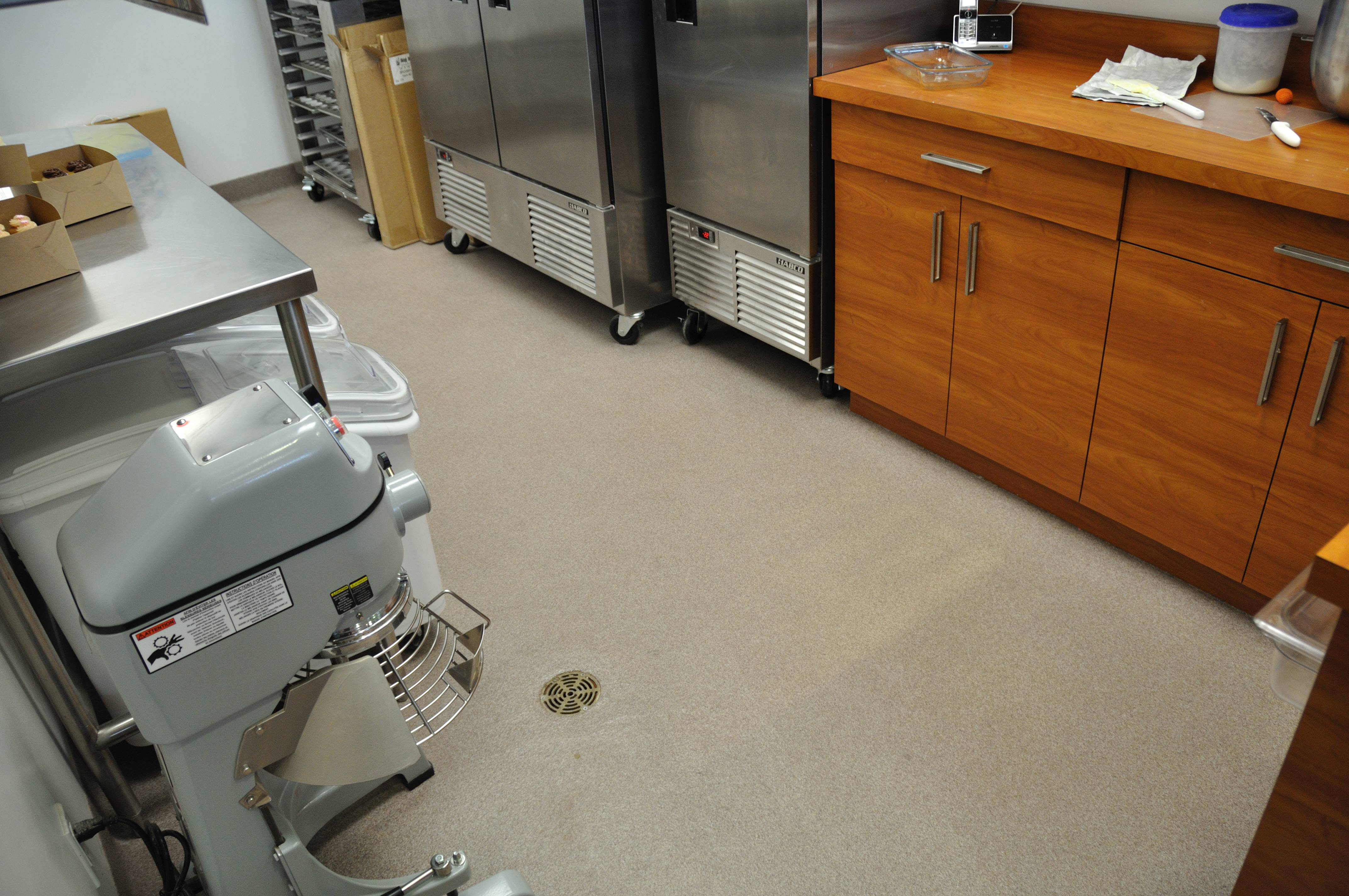 StoneCraft Quartz industrial flooring with seamless antimicrobial surface